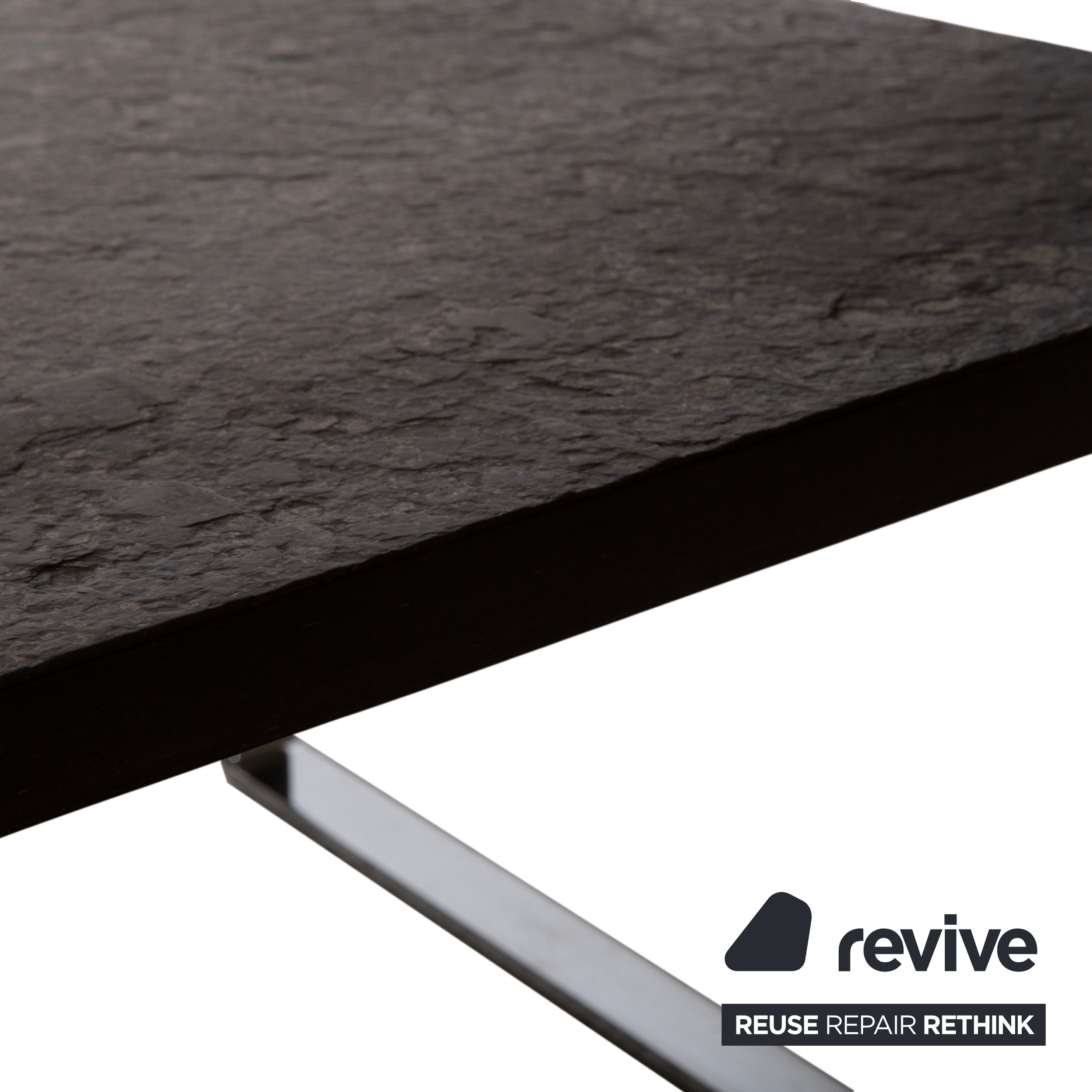 Draenert Primus Stone Coffee Table Chrome