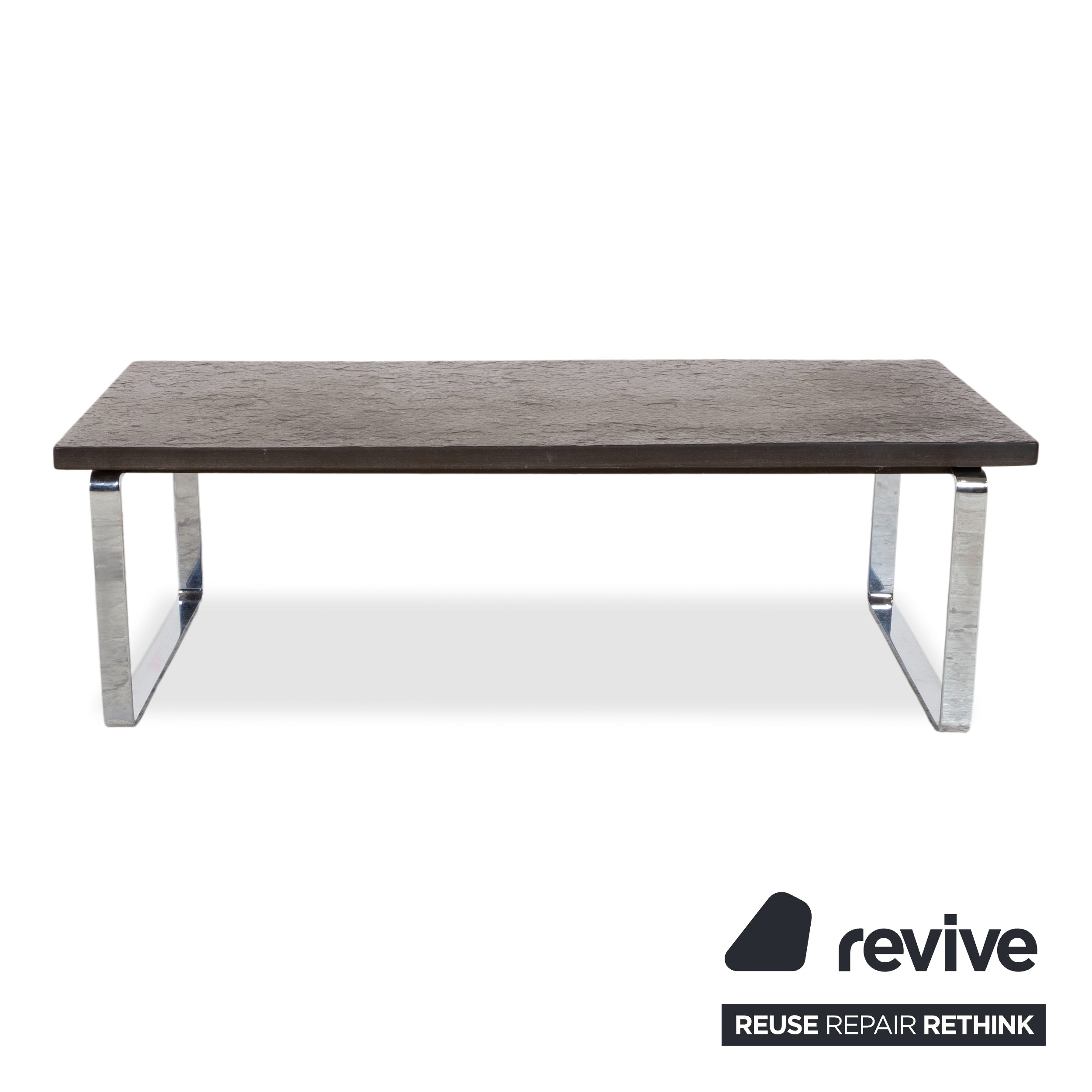 Draenert Primus Stone Coffee Table Chrome