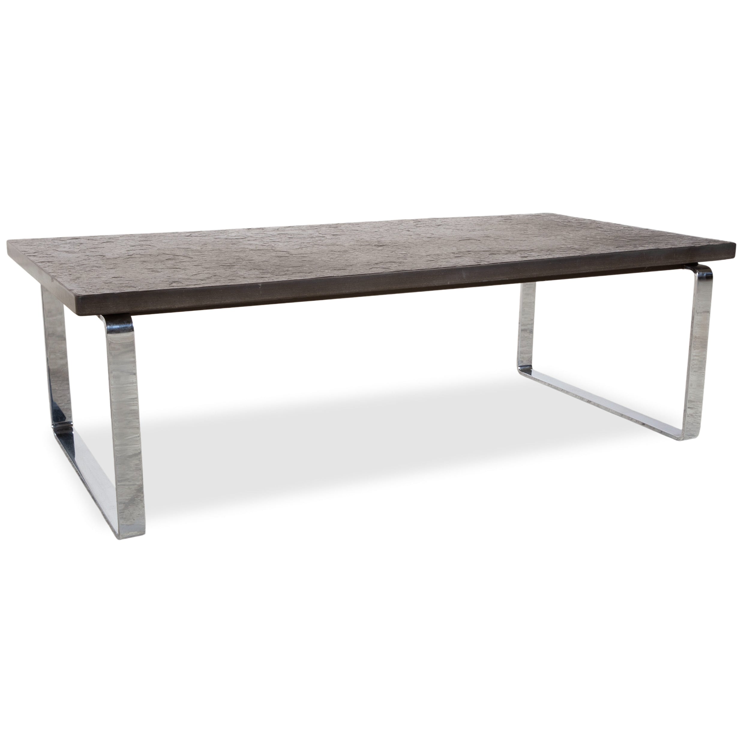 Draenert Primus Stone Coffee Table Chrome
