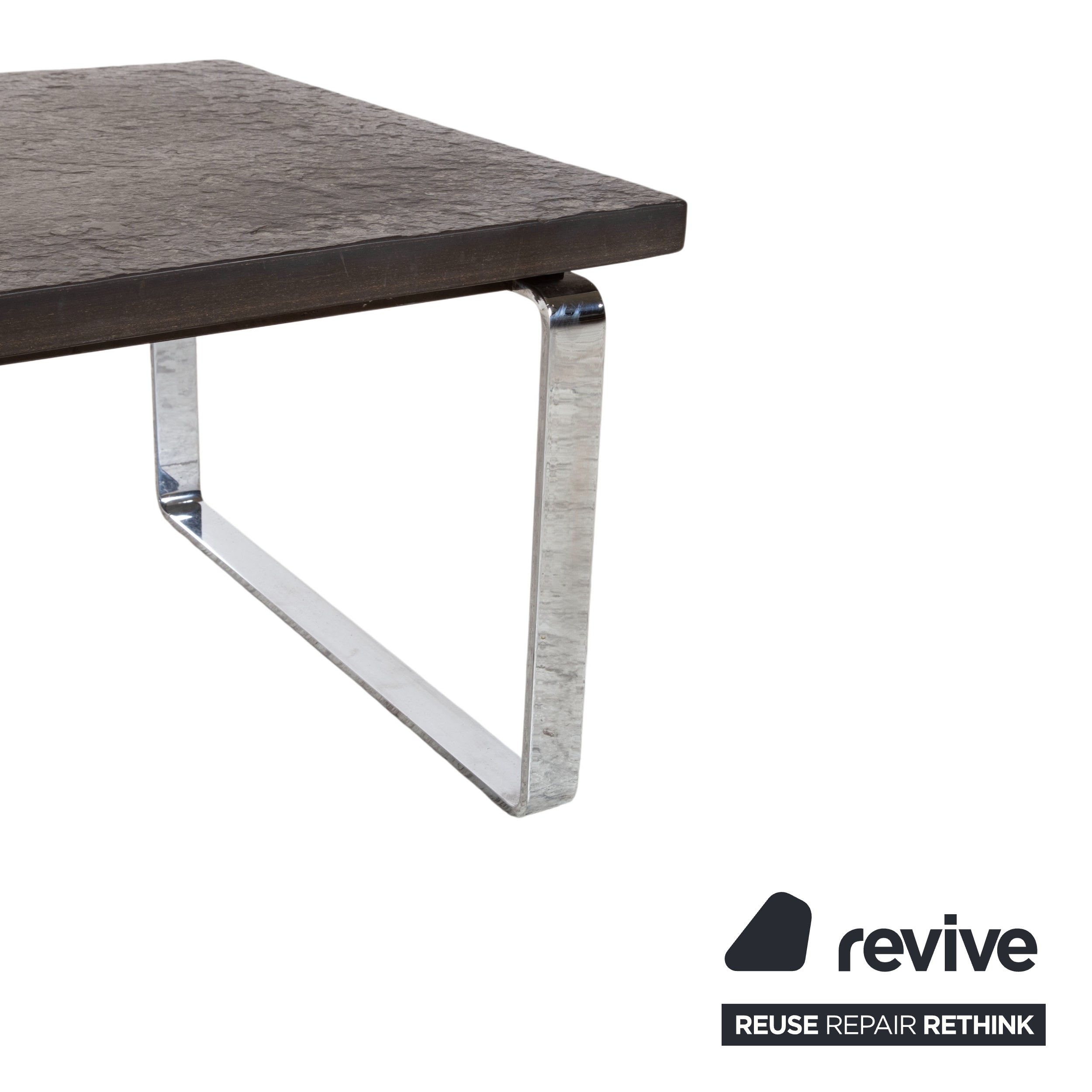 Draenert Primus Stone Coffee Table Chrome
