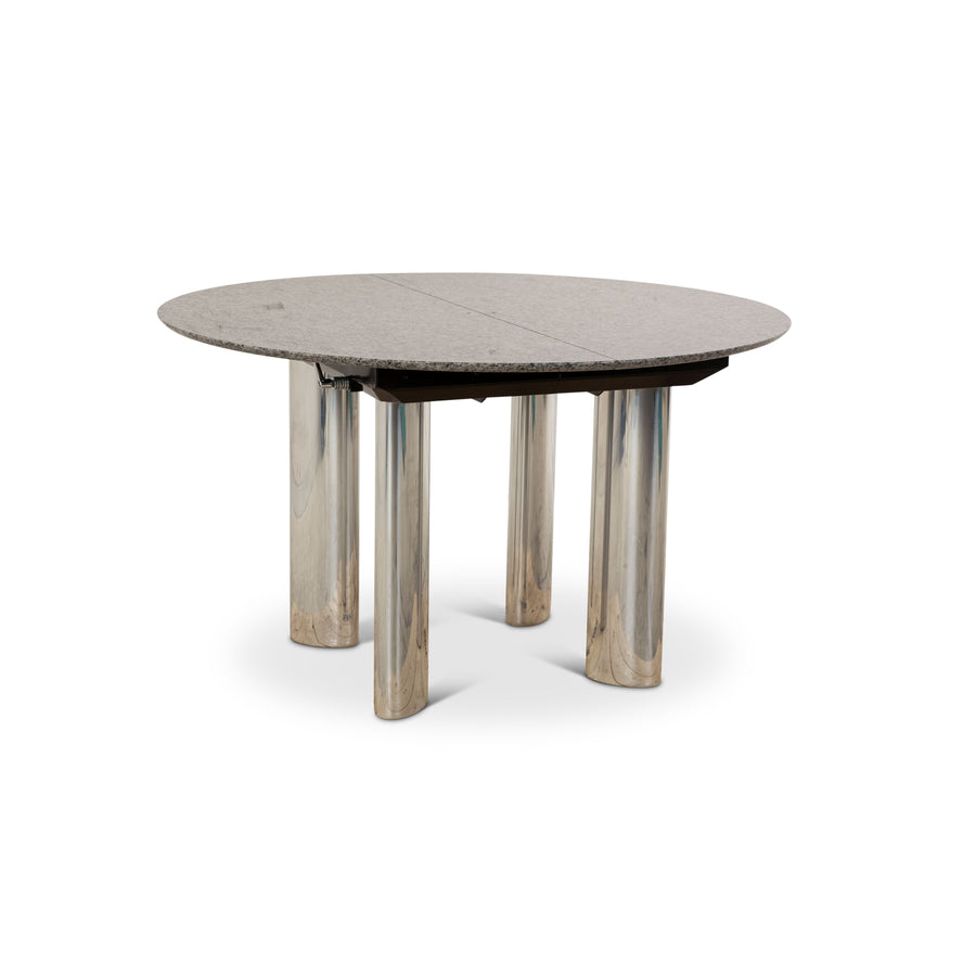 Draenert Stone Dining Table Grey Extendable 124/183 x 73 x 124