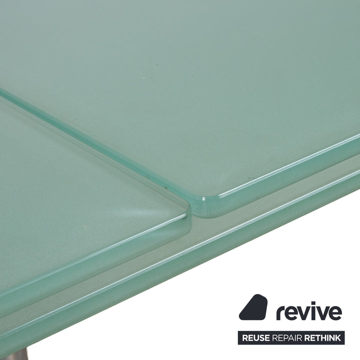 Draenert Titan III Glas Esstisch Ausziehfunktion Esszimmer