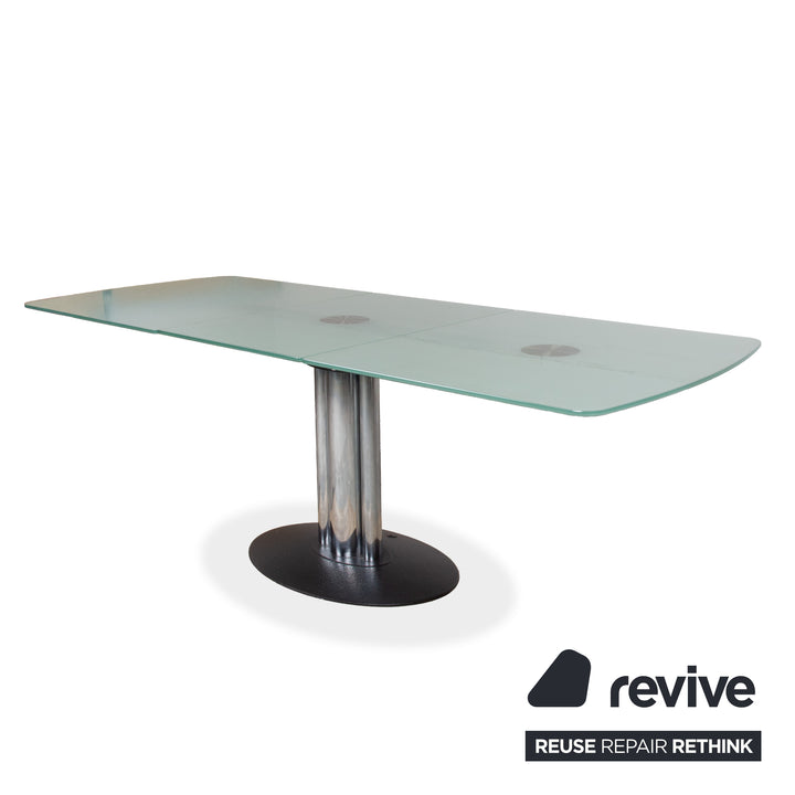 Draenert Titan III Glas Esstisch Ausziehfunktion Esszimmer