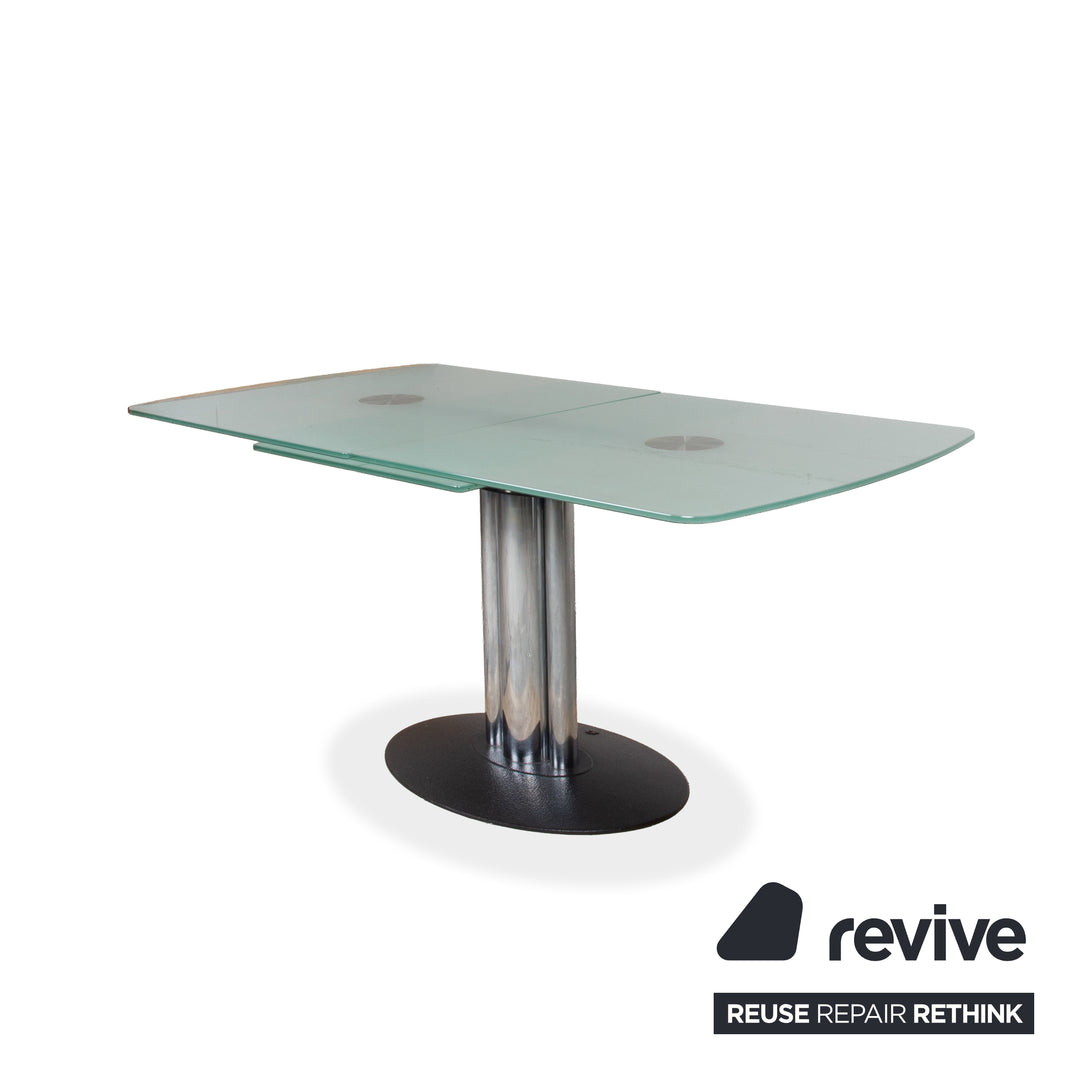 Draenert Titan III Glas Esstisch Ausziehfunktion Esszimmer
