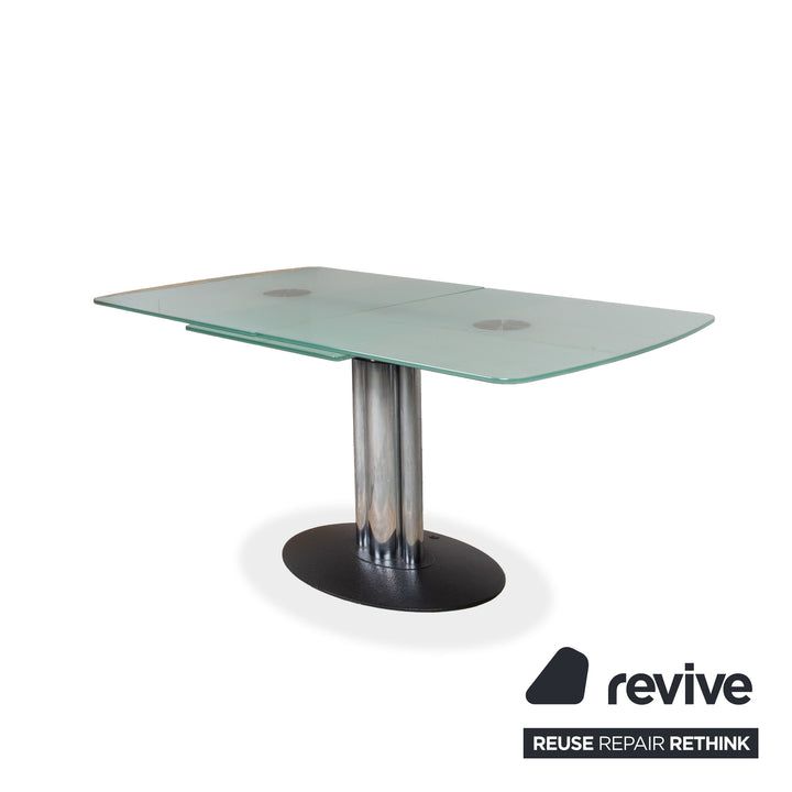 Draenert Titan III Glas Esstisch Ausziehfunktion Esszimmer