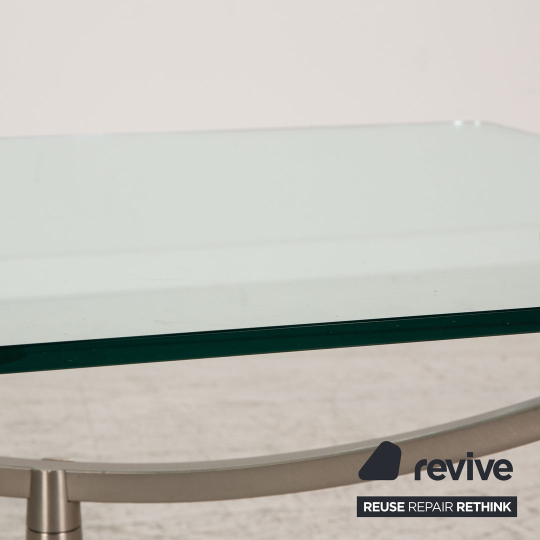 Draenert Waage Glas Couchtisch Silber Funktion