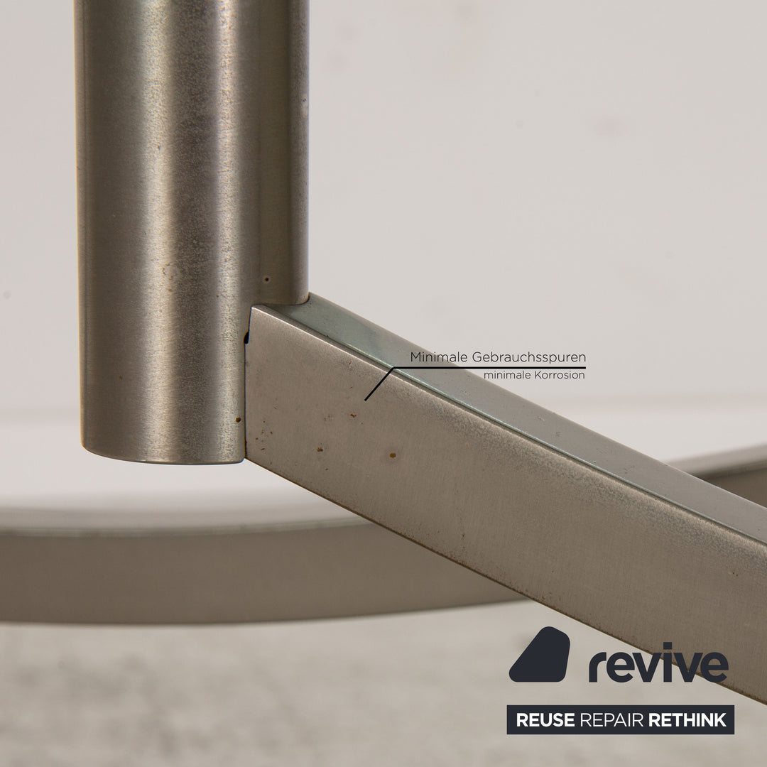 Draenert Waage Glas Couchtisch Silber Funktion