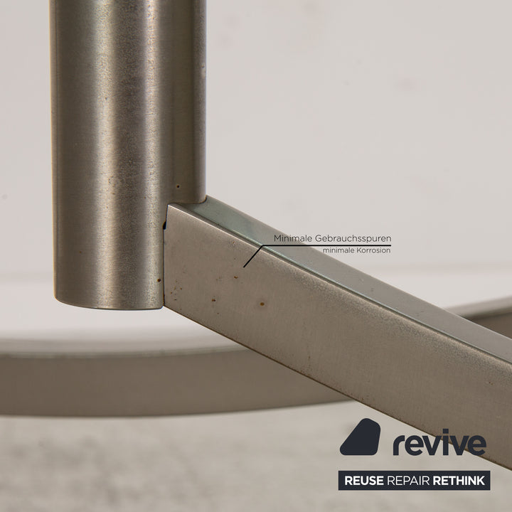 Draenert Waage Glas Couchtisch Silber Funktion