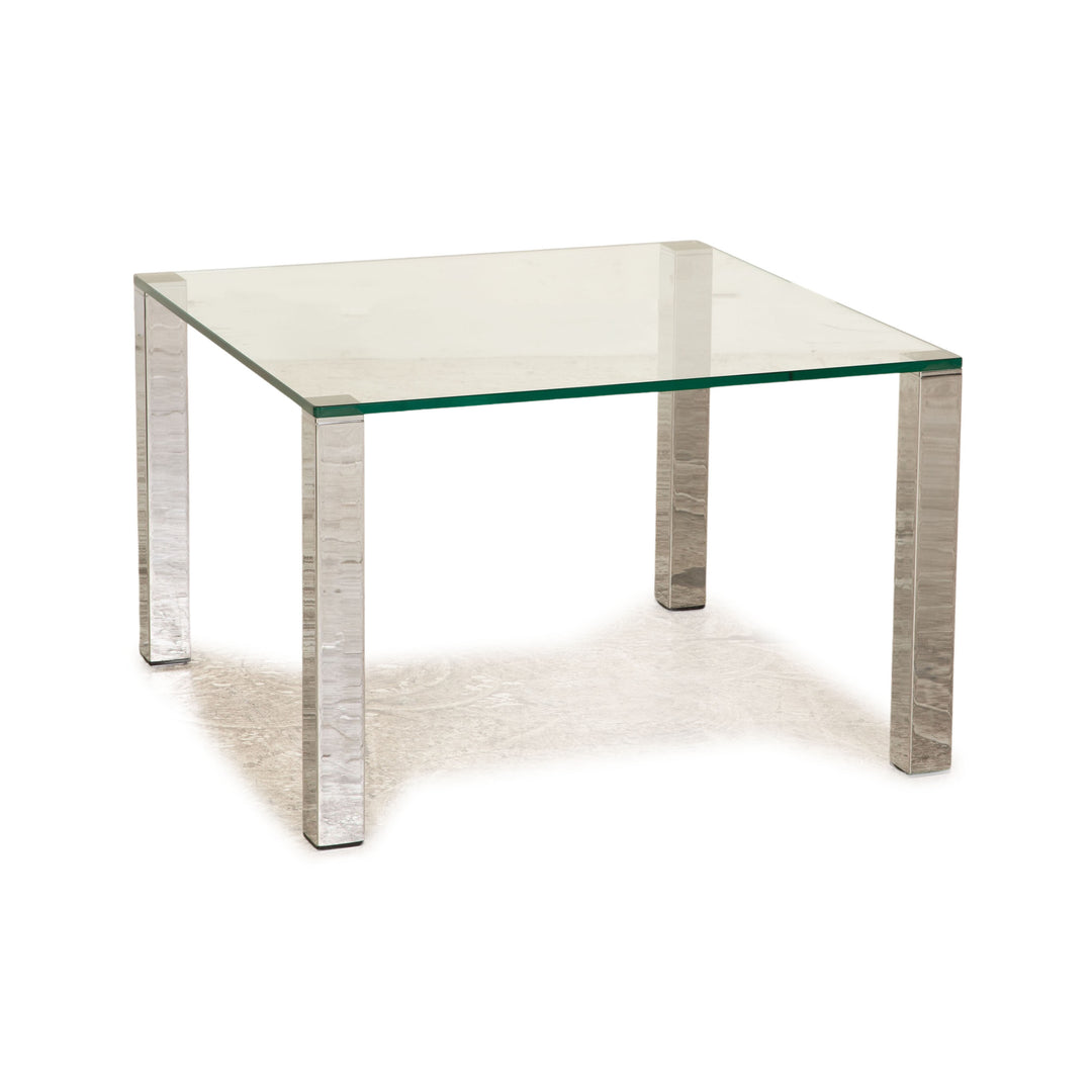 Draenert Why Not 1212 Glass Coffee Table Silver