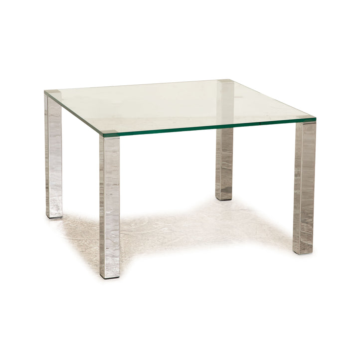 Draenert Why Not 1212 Glas Couchtisch Silber