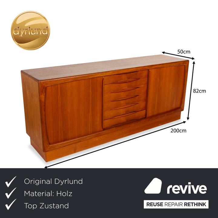 Dyrlund Wooden Sideboard Brown