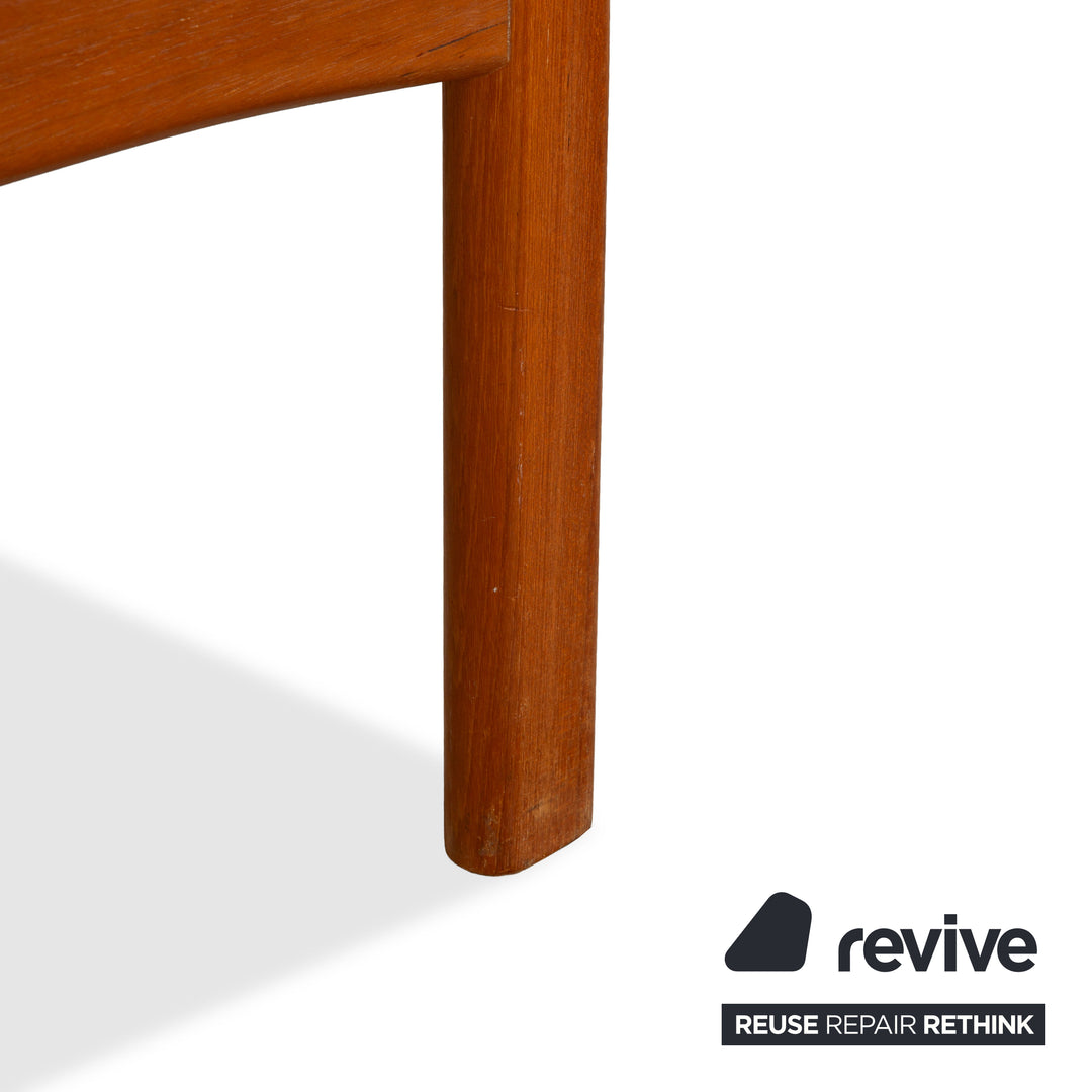 Dyrlund Sessel Holz Stoff Braun Beige Mid Century