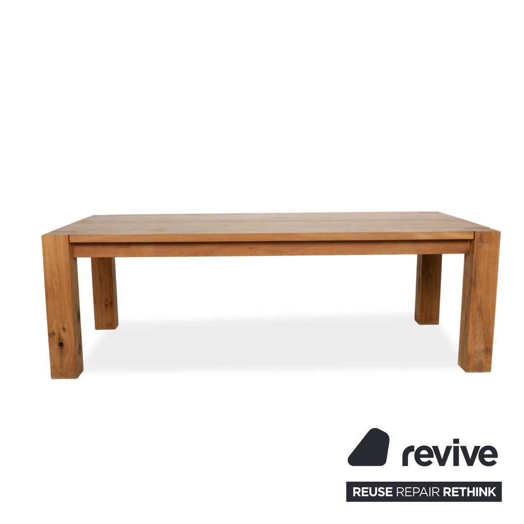 e15 Bigfoot Solid Wood Dining Table Brown Dining Room