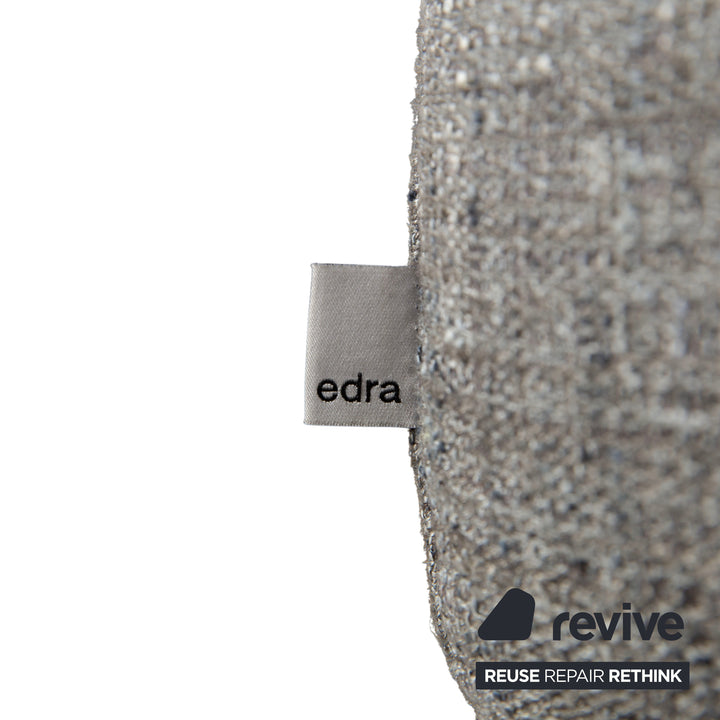 Edra L‘Homme & la Femme Stoff Ecksofa Grau Sofa Couch manuelle Funktion Francesco Binfaré