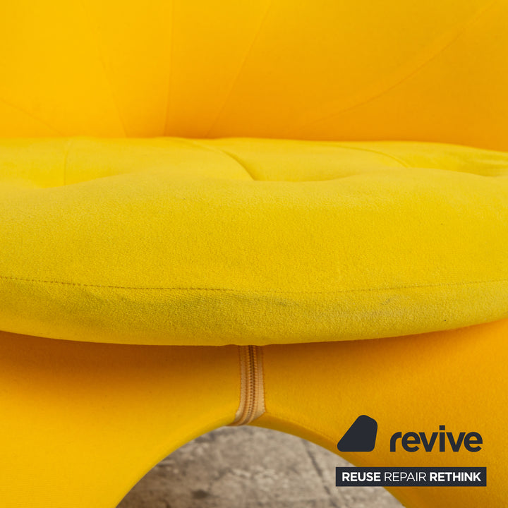 Fauteuil en tissu Brand Unknown jaune