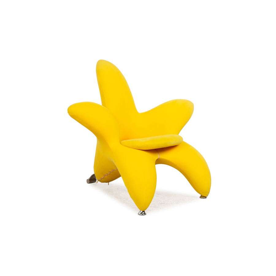Brand Unknown Fabric Armchair Yellow