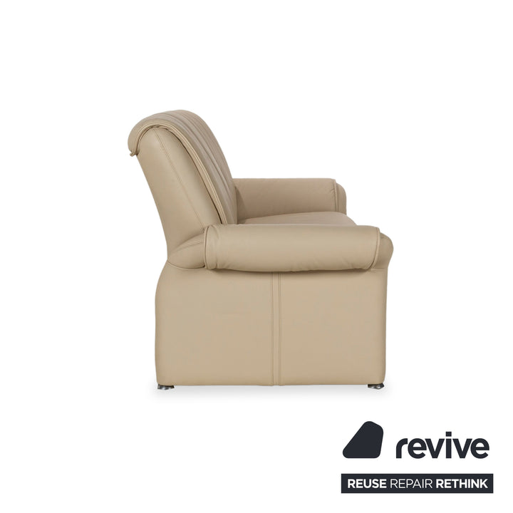 Elastoform Leather Two-Seater Cream