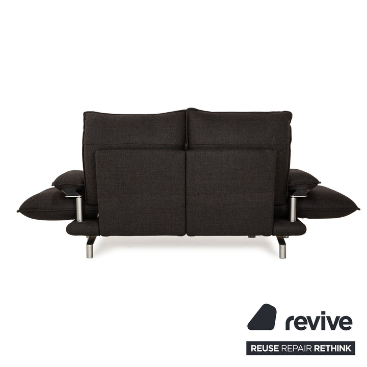 Erpo Avantgarde AV 400 Stoff Zweisitzer Grau manuelle Funktion Sofa Couch