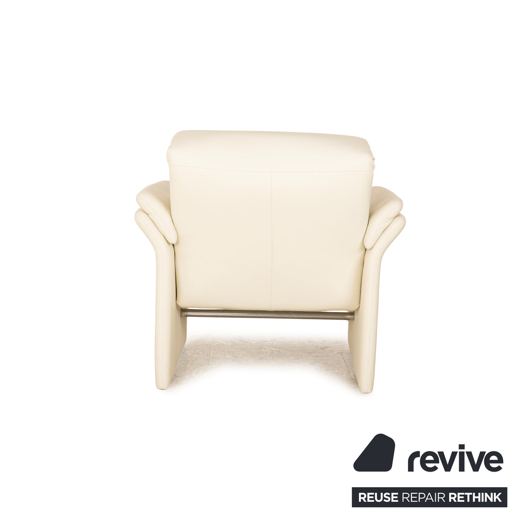 Erpo Chalet Leder Sessel Creme manuelle Funktion