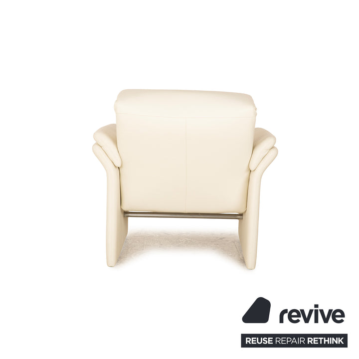 Erpo Chalet Leder Sessel Creme manuelle Funktion