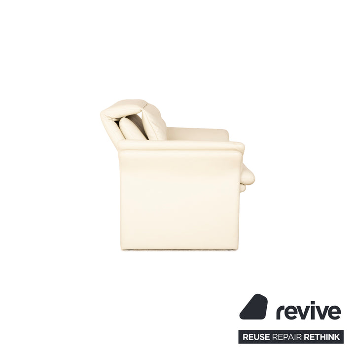 Erpo Chalet Leder Sessel Creme manuelle Funktion