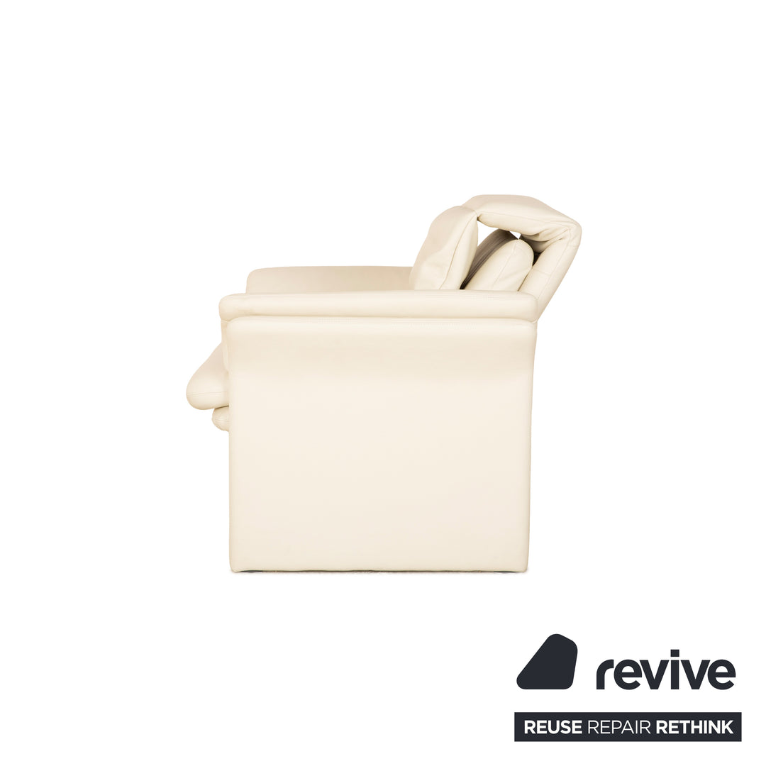 Erpo Chalet Leder Sessel Creme manuelle Funktion