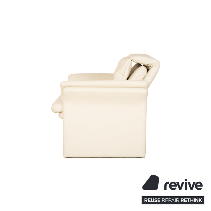 Erpo Chalet Leder Sessel Creme manuelle Funktion