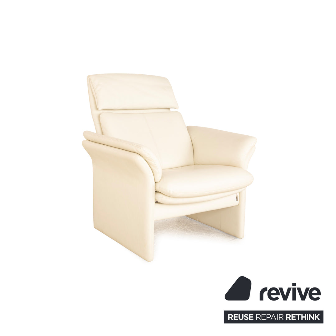 Erpo Chalet Leder Sessel Creme manuelle Funktion