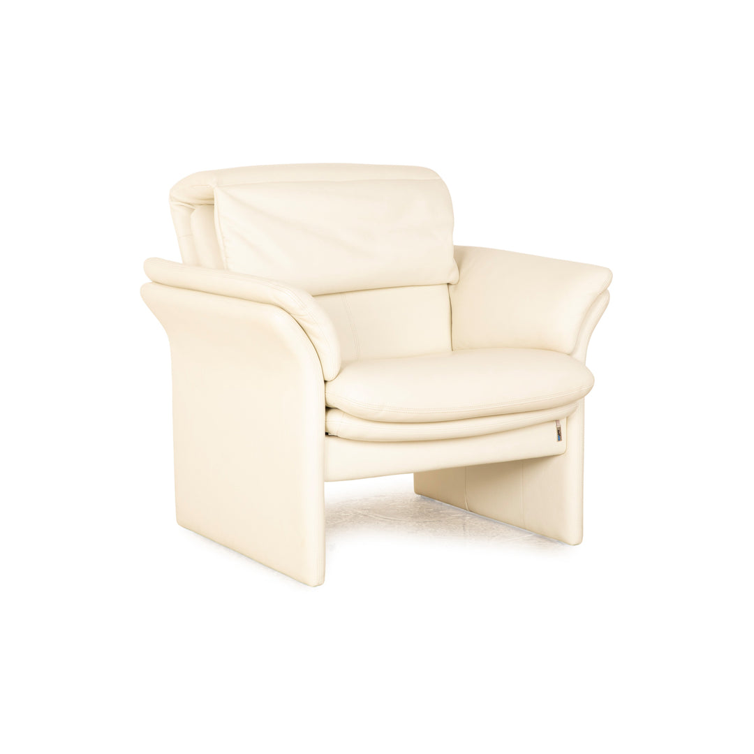Erpo Chalet Leder Sessel Creme manuelle Funktion