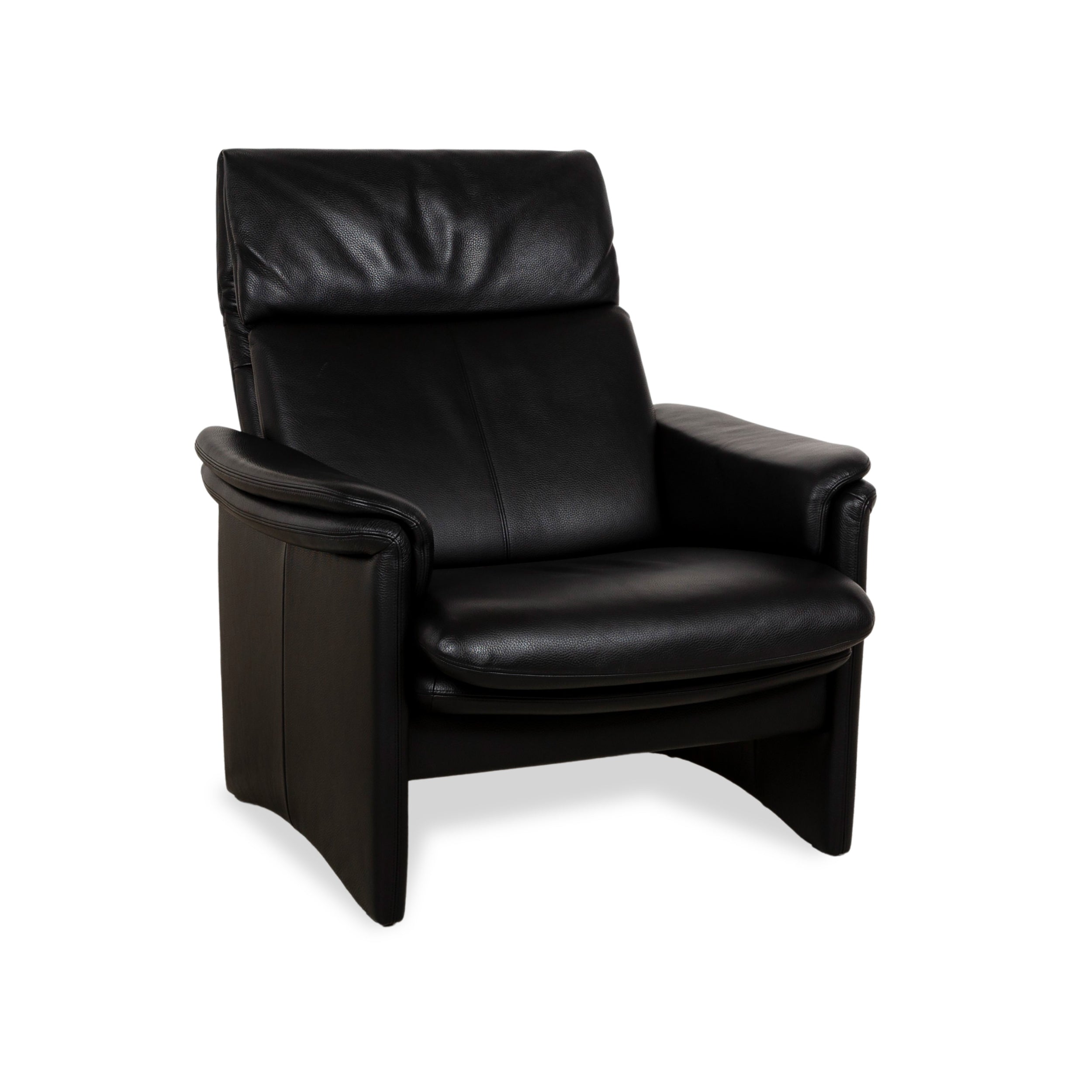 Erpo Chalet Leather Armchair Black