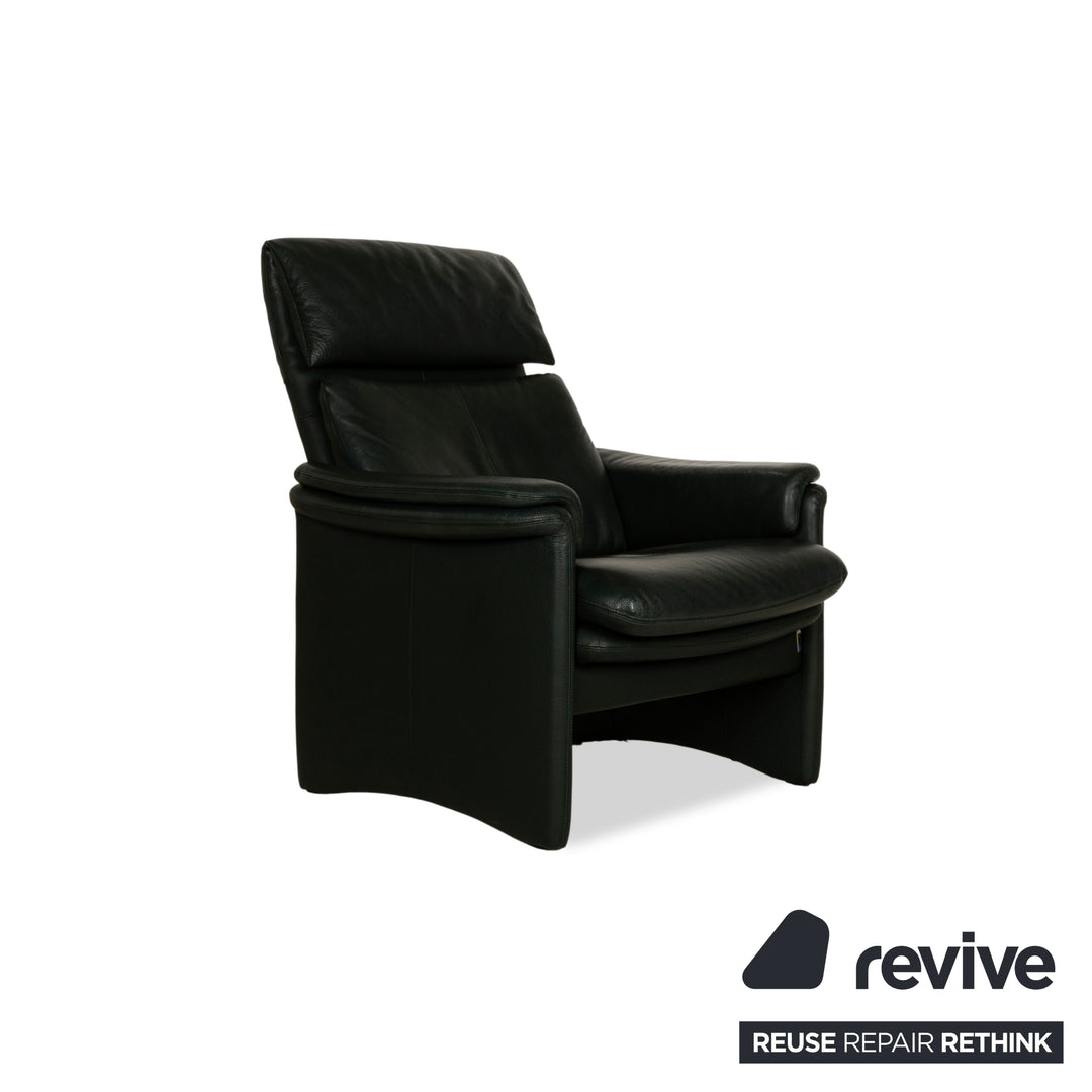 Fauteuil Erpo City en cuir vert, fonction manuelle