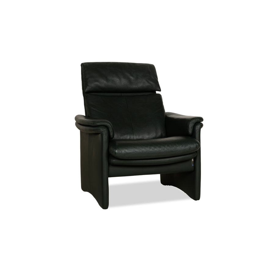 Fauteuil Erpo City en cuir vert, fonction manuelle