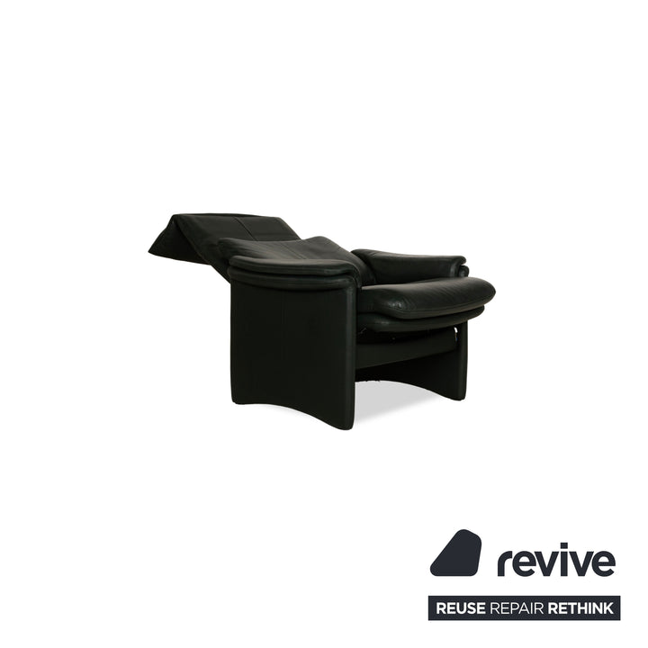 Fauteuil Erpo City en cuir vert, fonction manuelle
