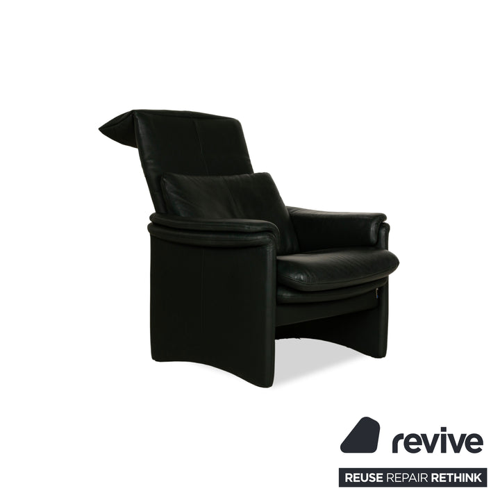 Fauteuil Erpo City en cuir vert, fonction manuelle