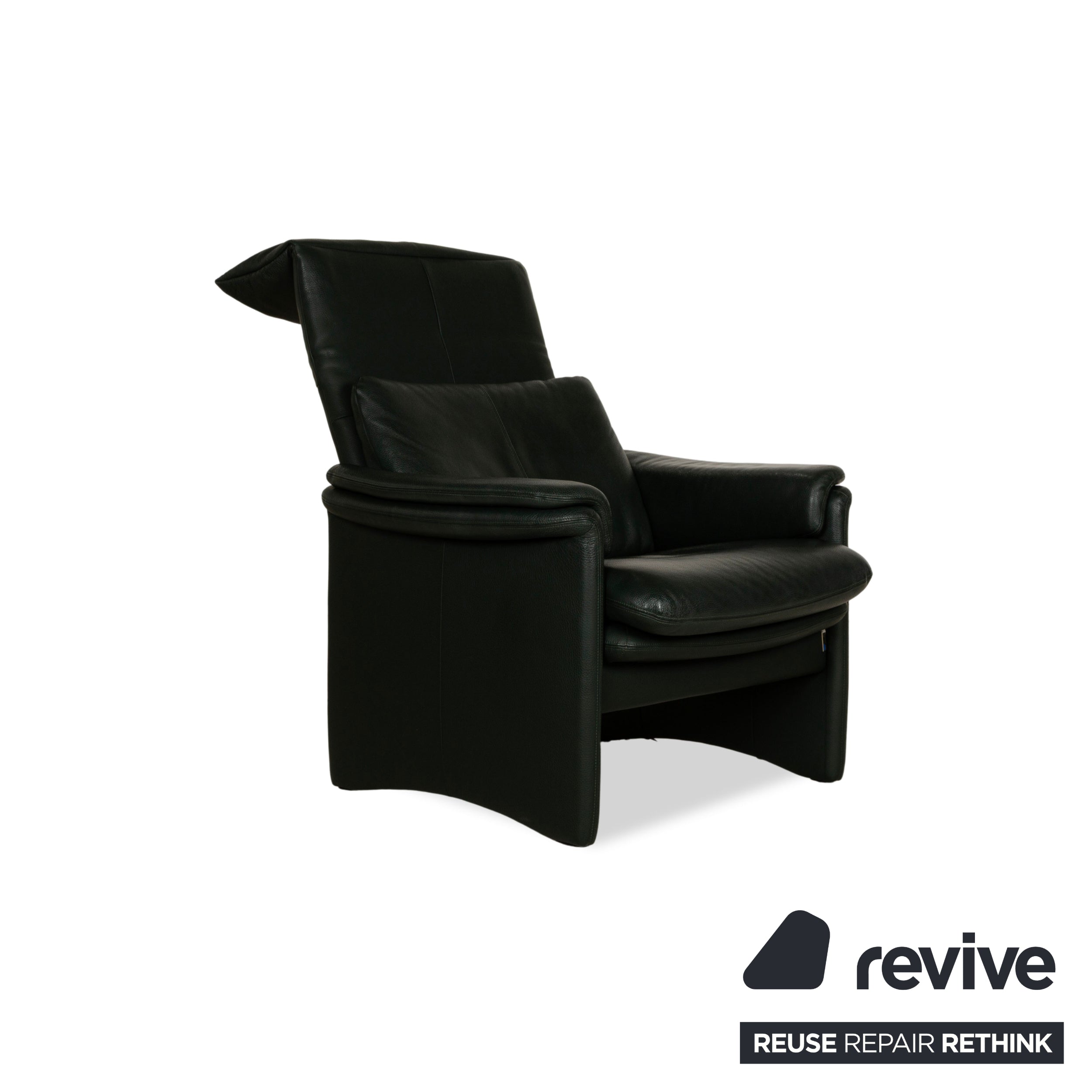 Fauteuil Erpo City en cuir vert, fonction manuelle