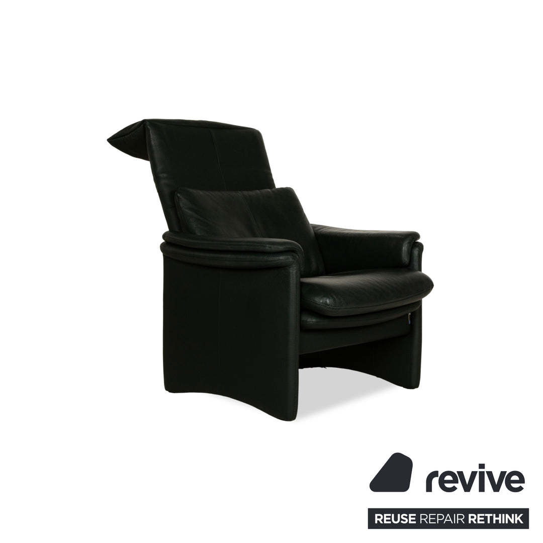 Fauteuil Erpo City en cuir vert, fonction manuelle