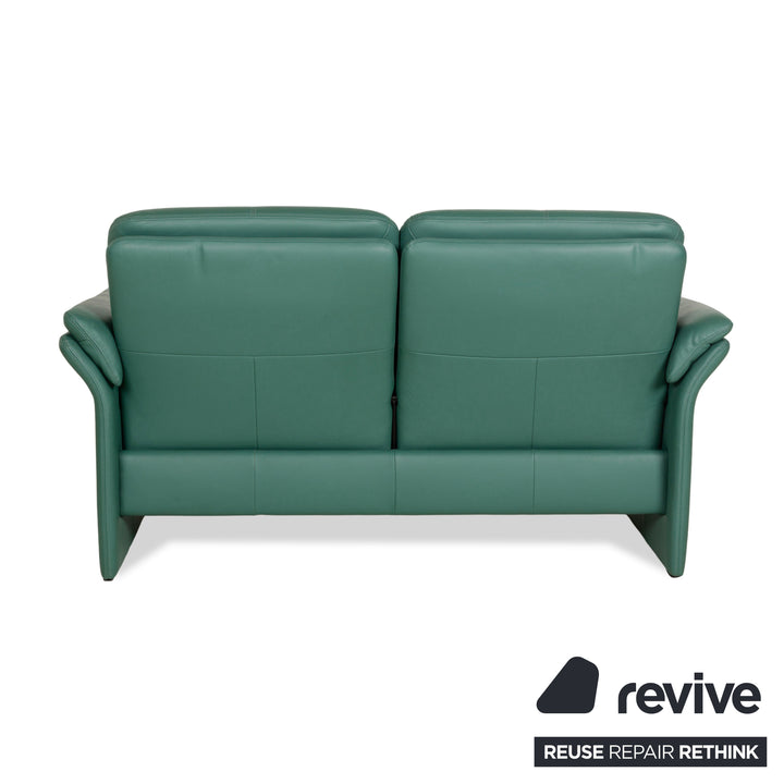 Erpo City Leder Zweisitzer Grün Sofa Couch manuelle Funktion