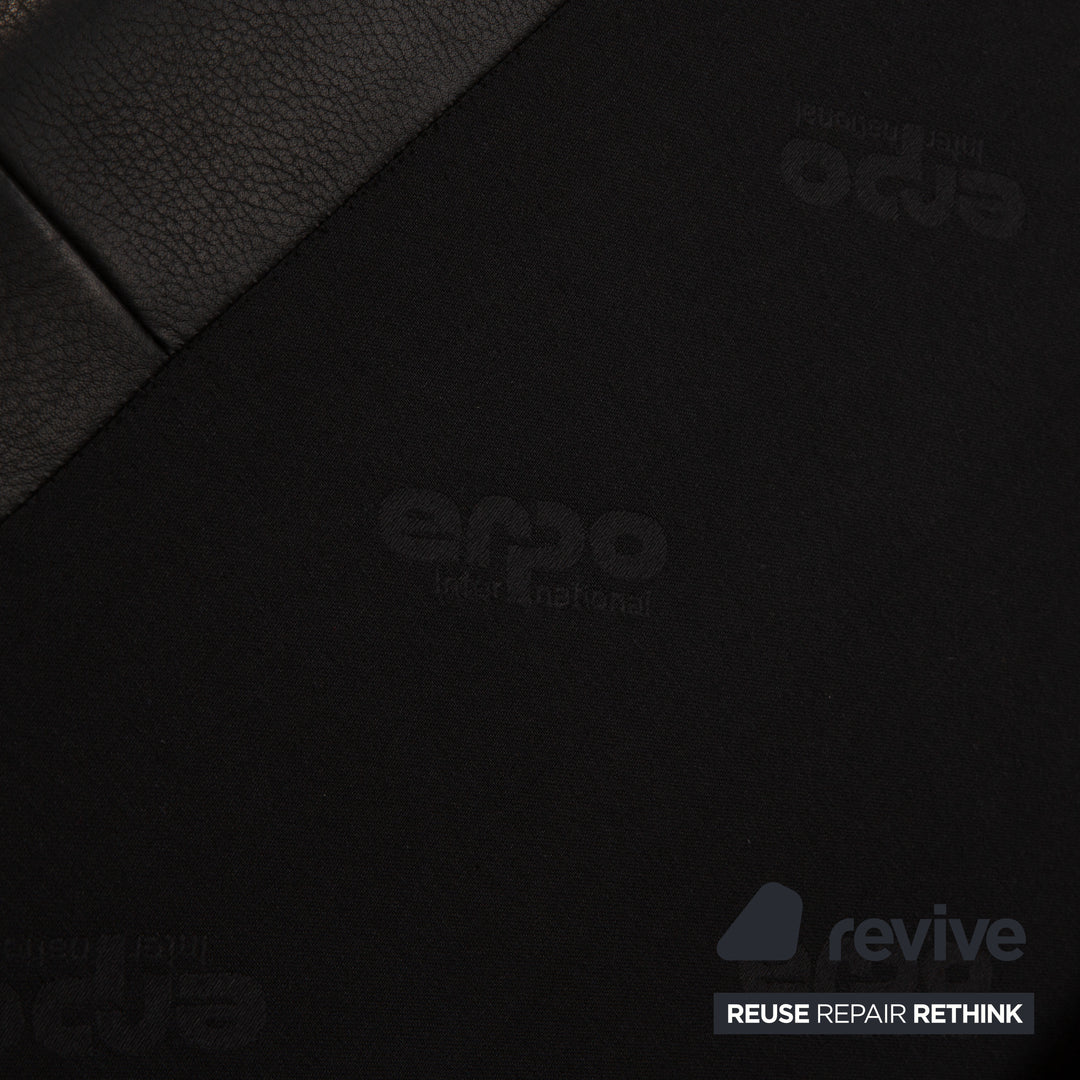 Erpo CL 100 Leder Dreisitzer Schwarz