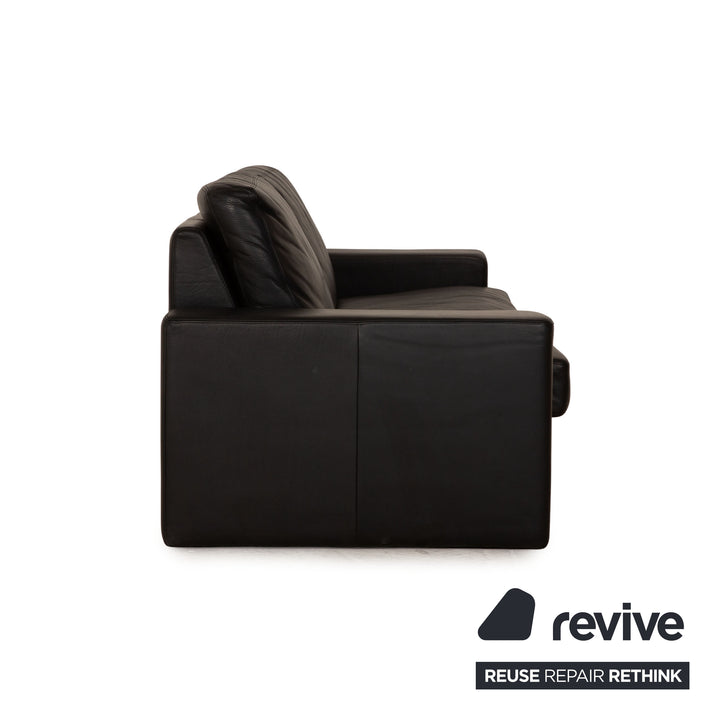 Erpo CL 100 Leder Dreisitzer Schwarz
