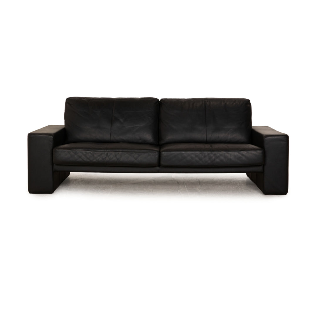 Erpo CL 100 leather three-seater black