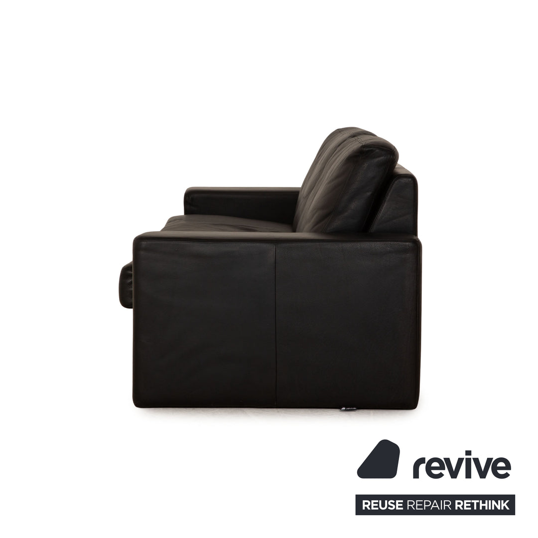 Erpo CL 100 Leder Dreisitzer Schwarz