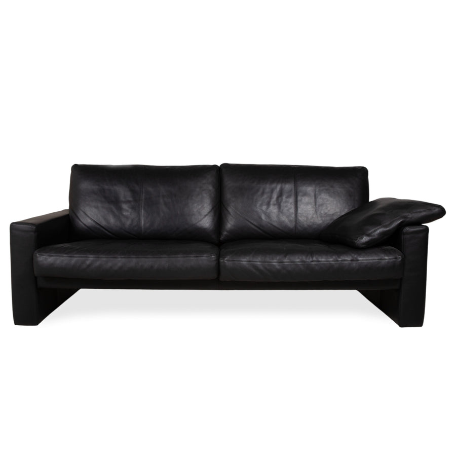 Erpo CL 100 Leder Dreisitzer Schwarz Sofa Couch