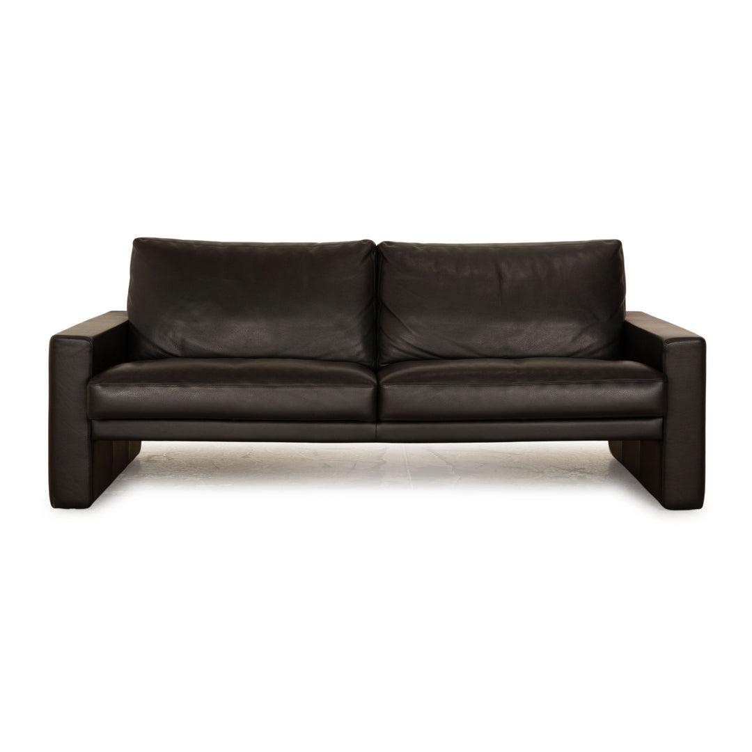 Erpo CL 100 Leder Dreisitzer Schwarz Sofa Couch