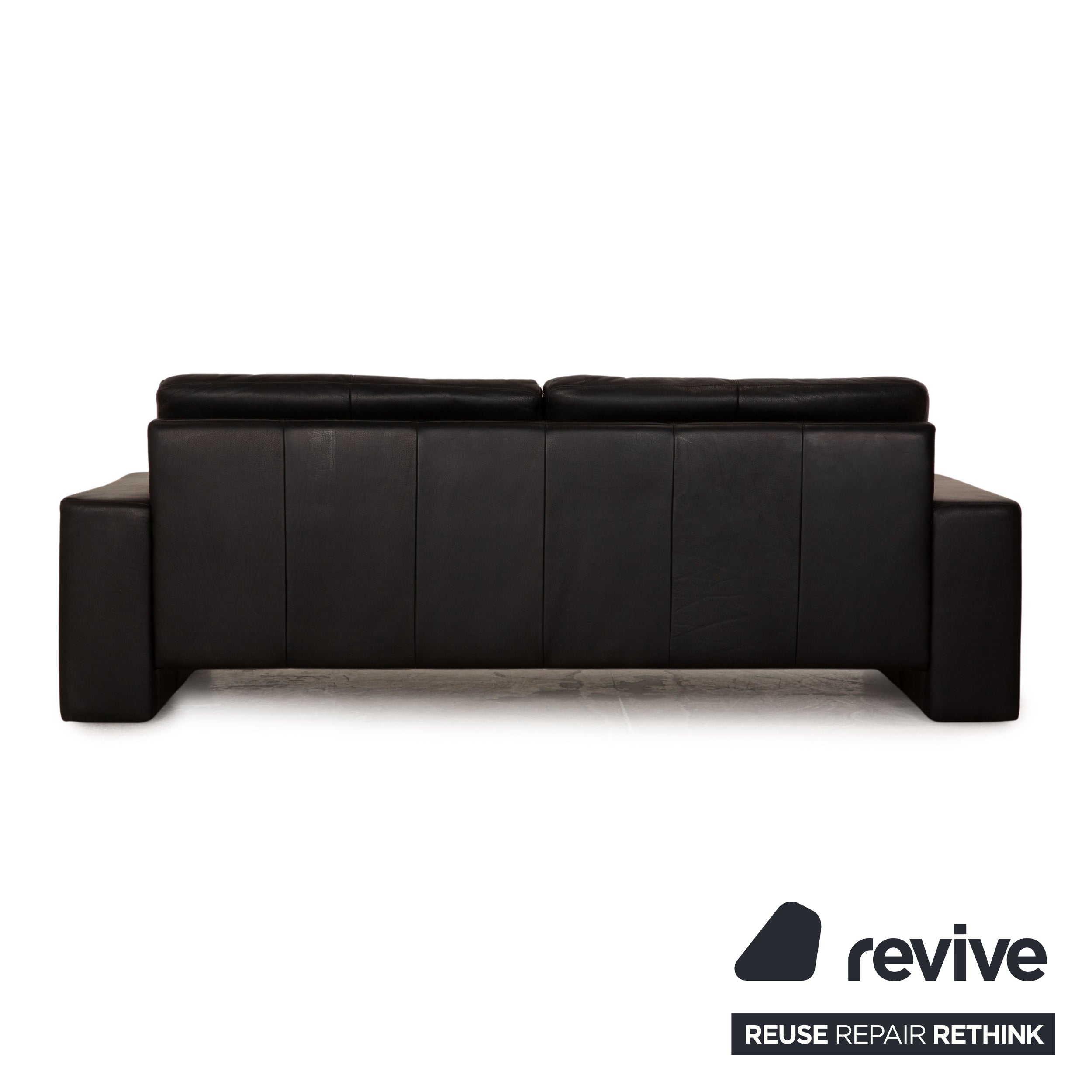 Erpo CL 100 leather three-seater black