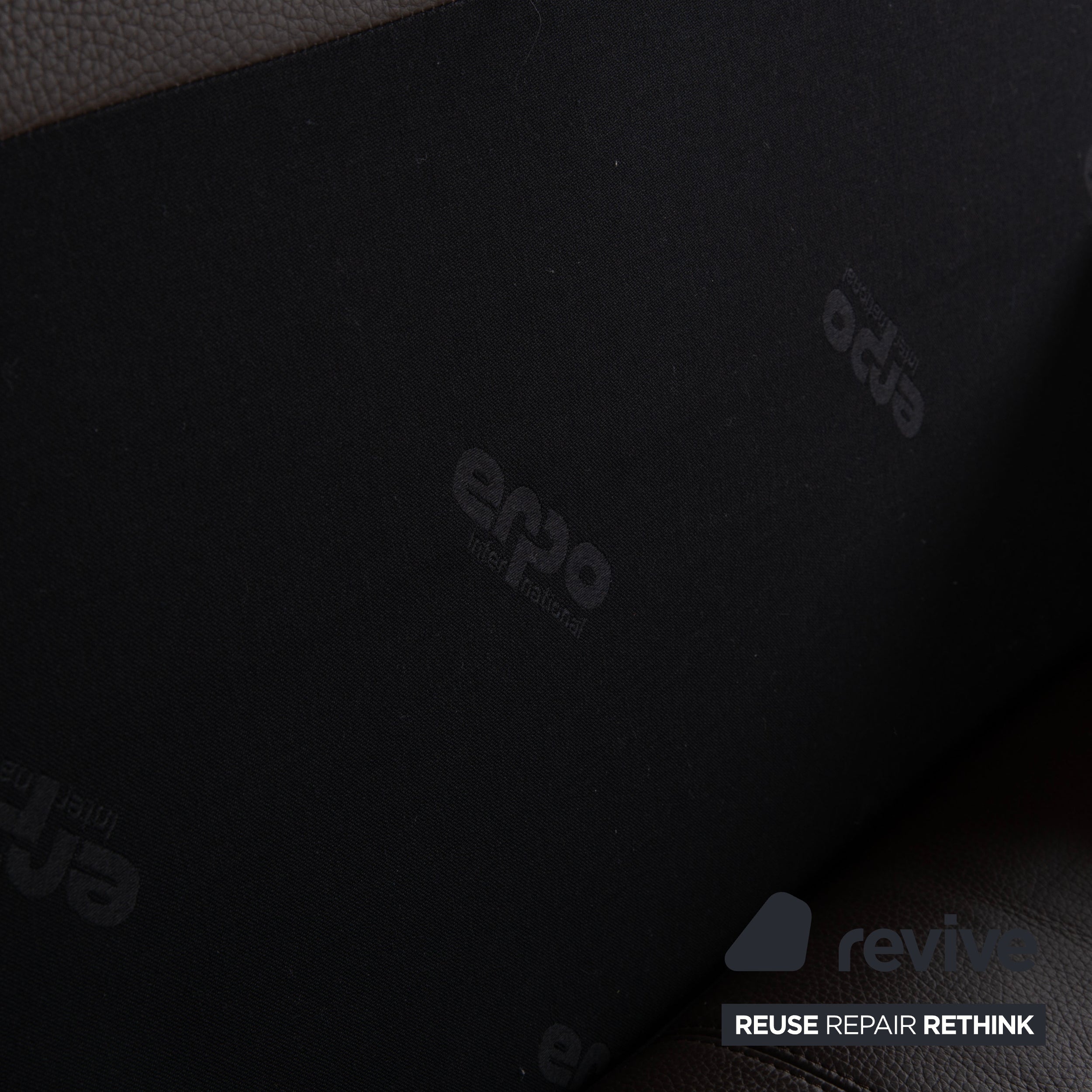 Erpo CL 100 Leder Zweisitzer Braun Sofa Couch