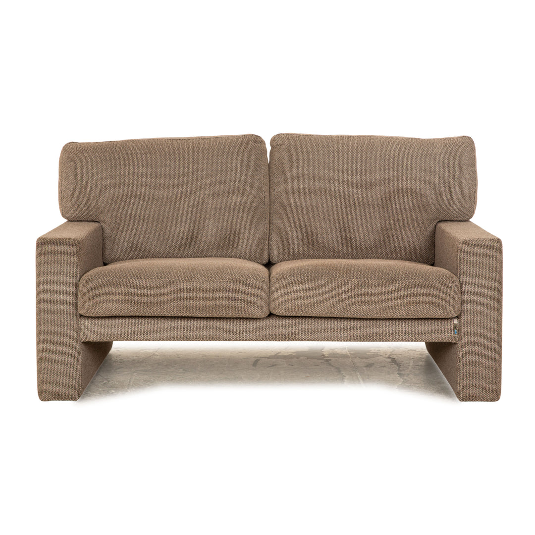 Erpo CL 200 Stoff Zweisitzer Grau Braun Sofa Couch