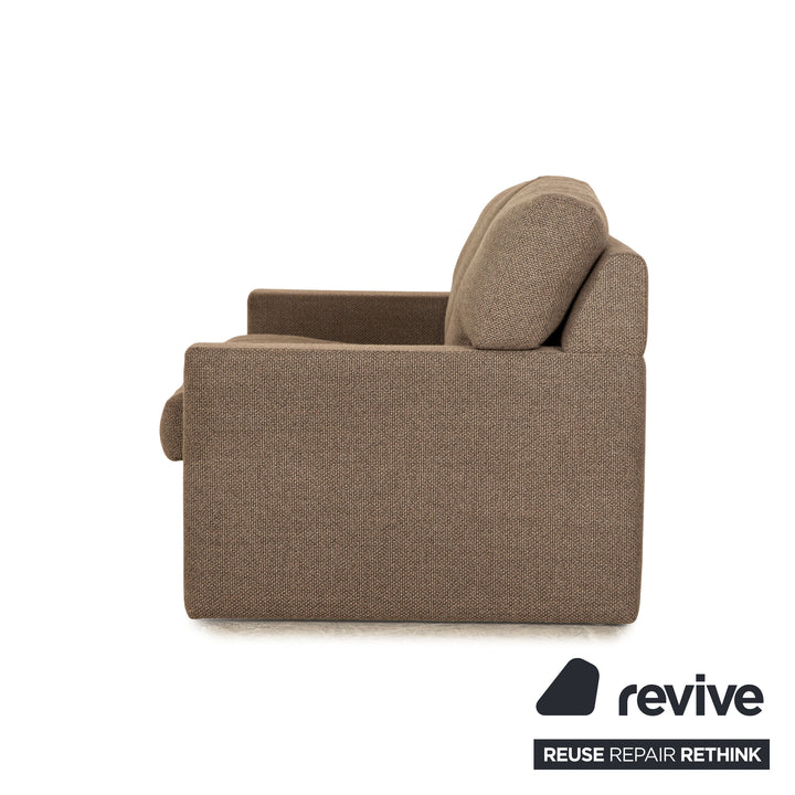Erpo CL 200 Stoff Zweisitzer Grau Braun Sofa Couch