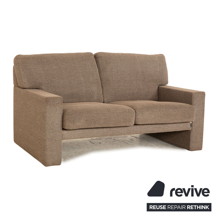 Erpo CL 200 Stoff Zweisitzer Grau Braun Sofa Couch