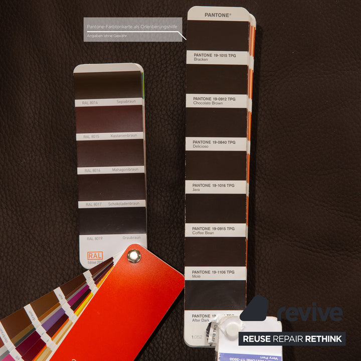 Erpo CL 300 Leder Dreisitzer Braun Sofa Couch