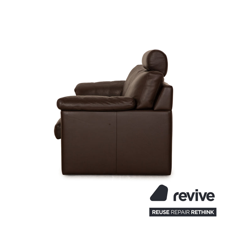 Erpo CL 300 Leder Dreisitzer Braun Sofa Couch